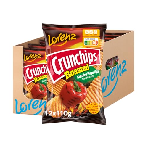Lorenz Snack World Crunchips Roasted Smoky Paprika 110g, 12er Pack Lorenz Snack World Crunchips Roasted Smoky Paprika 110g, 12er Pack von Lorenz Snack World