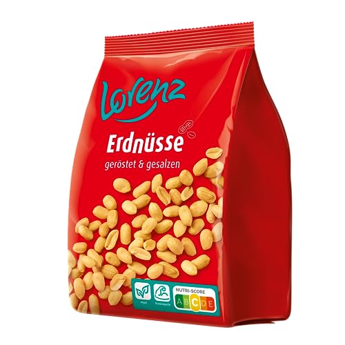 Lorenz Snack World Erdnüsse geröstet, gesalzen Stehbeutel, 1er Pack (1 x 1 kg) von Lorenz Snack World