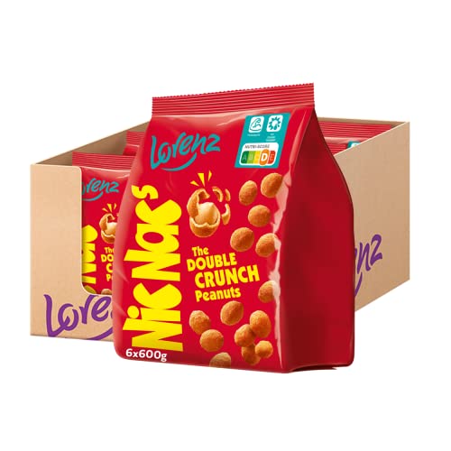 Lorenz Snack World NicNac's Original 600g, 6er Pack (6 x 600 g) von Lorenz Snack World