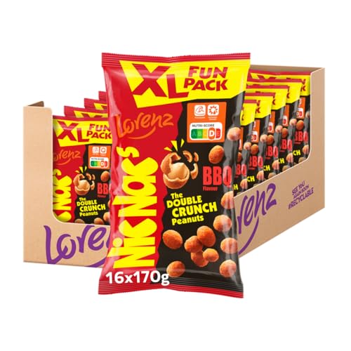 Lorenz Snack World NicNac's XL Fun BBQ 170g, 16er Pack (16 x 170g) von Lorenz Snack World