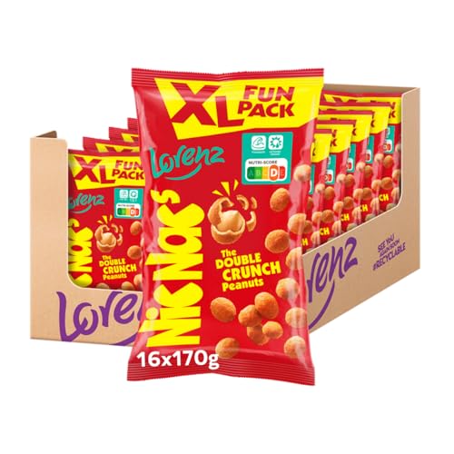Lorenz Snack World NicNac's XL Fun Original 170g, 16er Pack (16 x 170g) von Lorenz Snack World