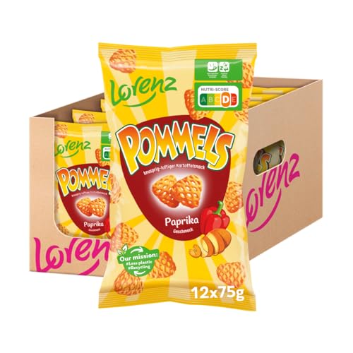 Lorenz Snack World Pommels Paprika, 12er Pack (12 x 75 g) von Lorenz Snack World