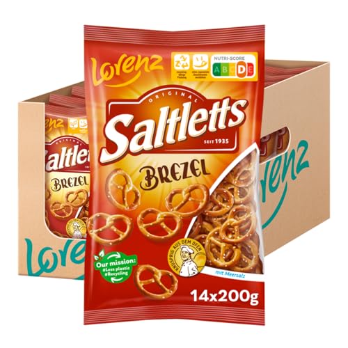 Lorenz Snack World Saltletts Brezeln, 14er Pack (14 x 200 g) von Lorenz Snack World