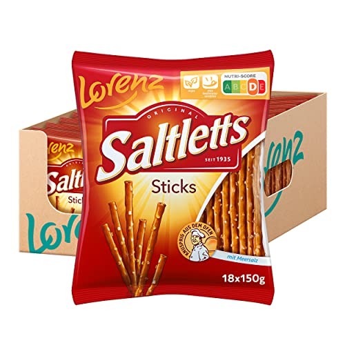 Lorenz Snack World Saltletts Sticks Classic, 18er Pack (18 x 150 g Beutel) von Lorenz Snack World