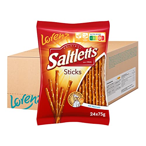 Lorenz Snack World Saltletts Sticks Classic, 24er Pack (24 x 75 g) von Lorenz Snack World