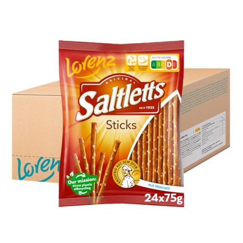 Lorenz Snack World Saltletts Sticks Classic, 24er Pack (24 x 75 g) von Lorenz Snack World