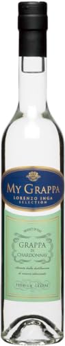 My Grappa di Chardonnay aus Italien - Piemont Rebsorte: Chardonnay (Flasche 0.50 Liter) von Lorenzo Inga