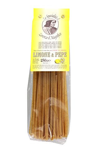 Morelli Bandnudeln mit Limone und Pfeffer, 250g Morelli Bandnudeln mit Limone und Pfeffer, 250g von Lorenzo il Magnifico