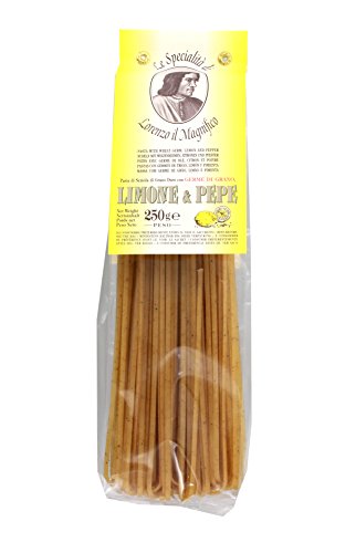 Morelli Bandnudeln mit Limone und Pfeffer, 250g von Lorenzo il Magnifico