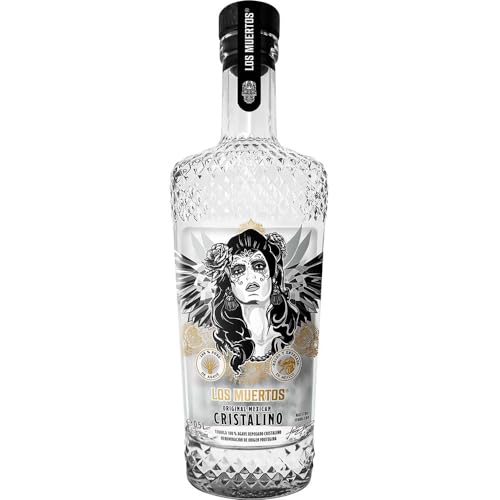 Cristalino Premium Tequila Reposado | Los Muertos | Fassreifung im amerikanischen Eichenfass | Hergestellt in Jalisco/Mexiko | 0,5 Liter-Flasche | hochwertiges Design | 35% Vol Cristalino Premium Tequila Reposado | Los Muertos | Fassreifung im amerikanischen Eichenfass | Hergestellt in Jalisco/Mexiko | 0,5 Liter-Flasche | hochwertiges Design | 35% Vol von LOS MUERTOS