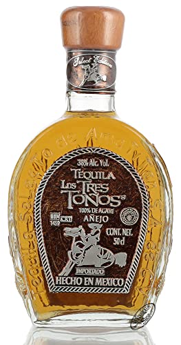 Los Tres Tonos AÑEJO Tequila 100% de Agave 38% Vol. 0,5l von Los Tres Tonos