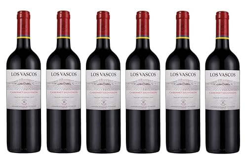 6x 0,75l - Los Vascos - Cabernet Sauvignon - Valle de Colchagua D.O. - Chile - Rotwein von Los Vascos