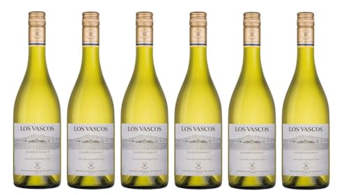 6x 0,75l - Los Vascos - Chardonnay - Valle de Colchagua D.O. - Chile - Weißwein von Los Vascos