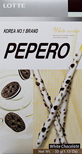 Keks Pepero weiße schokolade LOTTE 32g Korea - Pack 6 stück von Lotte