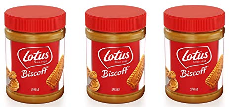 3x Lotus Biscoff Crema spalmabile Streichcreme auf Basis von Biscoff Cookies 400g von Lotus