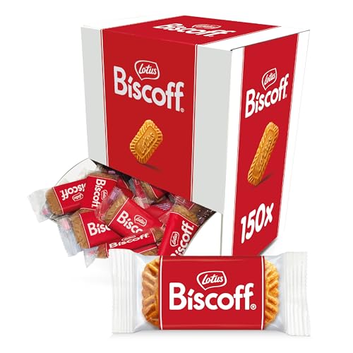 Lotus Biscoff | Karamellisierter Keks| 150 Einzeln Verpackte Kekse | Nur Natürliche Inhaltsstoffe | Vegan | 150x1 | 938g von Biscoff