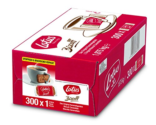 Lotus Biscoff, 300 x 1 Stück, 2er Pack (2 x 1.875 kg) von Lotus