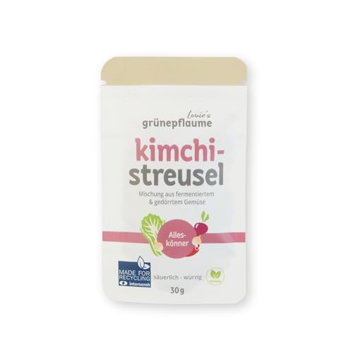BIO Fermentierte Gemüse-Würzmischung für vielseitige Gerichte. Vegan, glutenfrei, natürlich. Kimchi-Streusel Müsli Topping 30g (30 g, Alleskönner) BIO Fermentierte Gemüse-Würzmischung für vielseitige Gerichte. Vegan, glutenfrei, natürlich. Kimchi-Streusel Müsli Topping 30g (30 g, Alleskönner) von Louie's grünepflaume