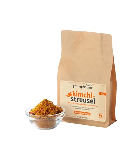 BIO Fermentierte Gemüse-Würzmischung für vielseitige Gerichte. Vegan, glutenfrei, natürlich. Kimchi-Streusel Kurkuma Spice 250 g von Louie's grünepflaume