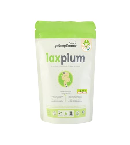 Laxplum. Die fermentierte grüne Pflaume mit Chlorid und Calcium für die Verdauung (weitere Details bei den Produktinformationen). Im Alltag, auf Reisen, beim Fasten. Natürlich, einfach, lecker. von Louie's grünepflaume