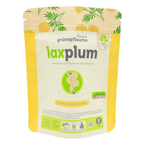 Louie's grünepflaume laxplum, fermentierte grüne Pflaume, gelbe Edition, 9 Stk, 108g von Louie's grünepflaume