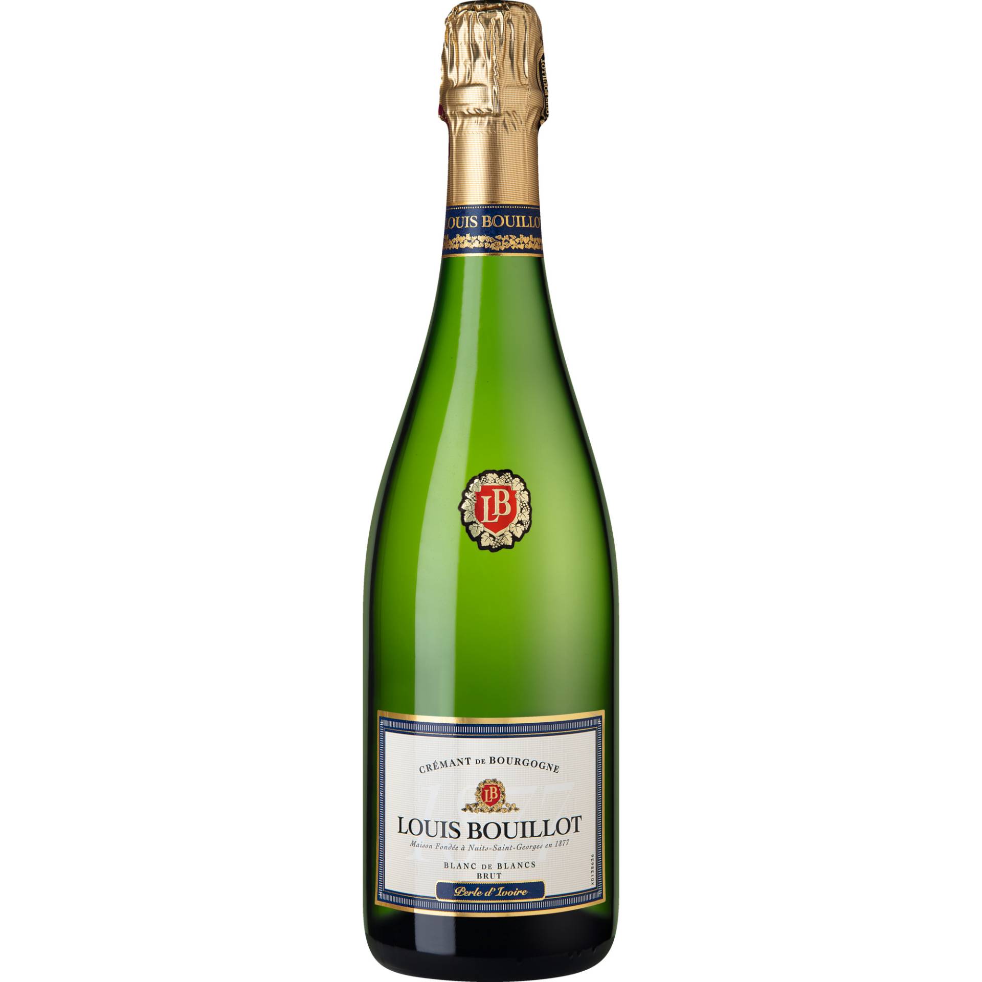 Louis Bouillot Perle d'Ivoire Crémant, Blanc de Blancs, Crémant de Bourgogne AOP, Brut, Burgund, Schaumwein Louis Bouillot Perle d'Ivoire Crémant, Blanc de Blancs, Crémant de Bourgogne AOP, Brut, Burgund, Schaumwein von Louis Bouillot, Nuits-Saint-Georges, France
