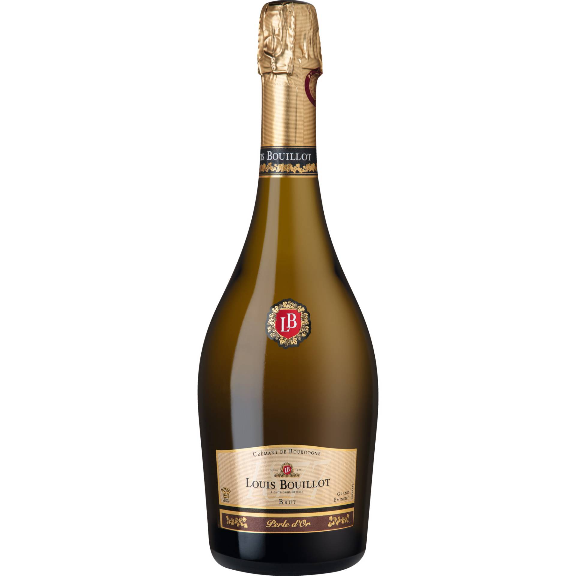 Louis Bouillot Perle d'Or Grand Eminent, Brut, Crémant de Bourgogne AOP, Burgund, Schaumwein Louis Bouillot Perle d'Or Grand Eminent, Brut, Crémant de Bourgogne AOP, Burgund, Schaumwein von Louis Bouillot, Nuits-Saint-Georges, France