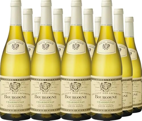 Louis Jadot 12er Vorteilspaket Bourgogne Blanc Chardonnay AOC Couvent des Jacobins 2022 (12 x 0.75 l) von Louis Jadot