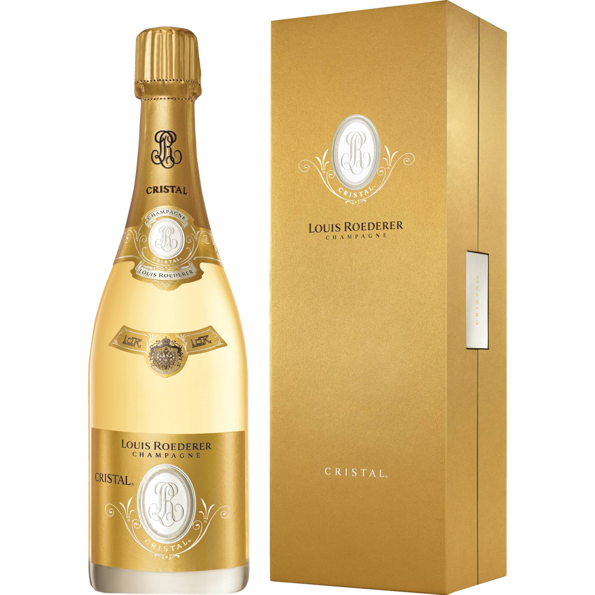 Champagne Louis Roederer Cristal, Brut, Champagne AC, Geschenketui, Champagne, 2015, Schaumwein von Louis Roederer S. A., 51100 Reims, France