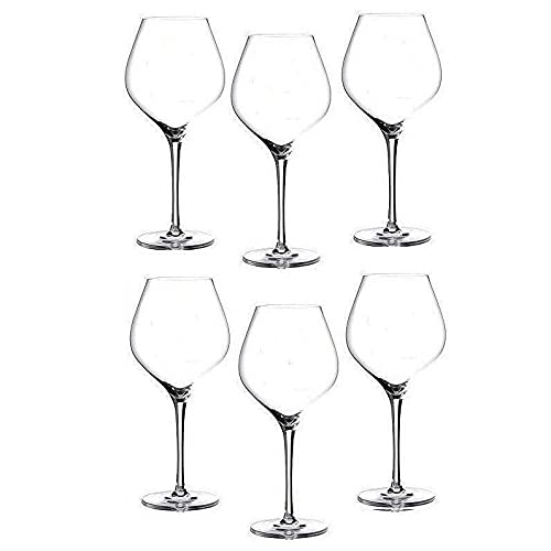 6 GLASKELCHE MIT SIEBDRUCK ZUR VERKOSTUNG white logo von Louis Roederer