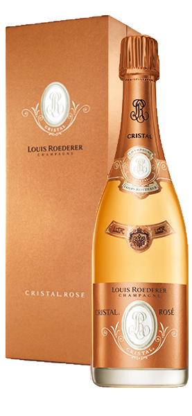 Champagne Cristal RosÃ© 2014 von Louis Roederer