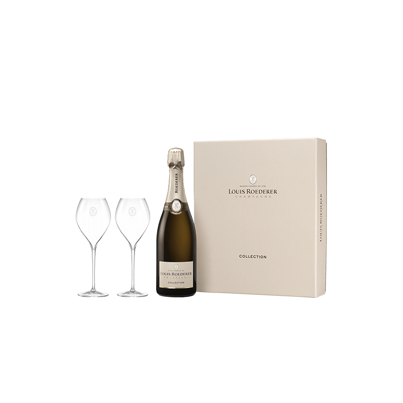 Louis Roederer : Coffret Collection 243 et 2 Flûtes von Louis Roederer