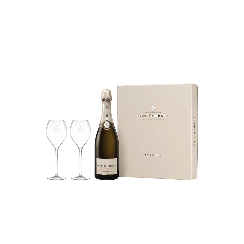 Louis Roederer : Coffret Collection 243 et 2 Flûtes von Louis Roederer