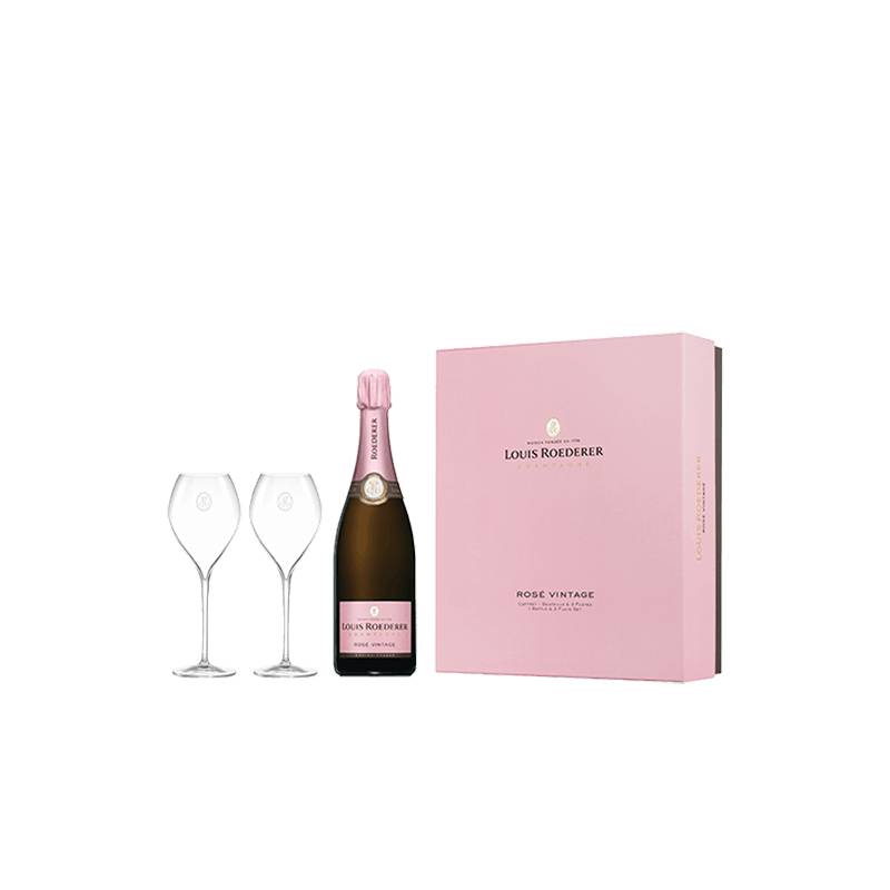 Louis Roederer : Coffret Rosé Vintage + 2 Flûtes 2014 von Louis Roederer