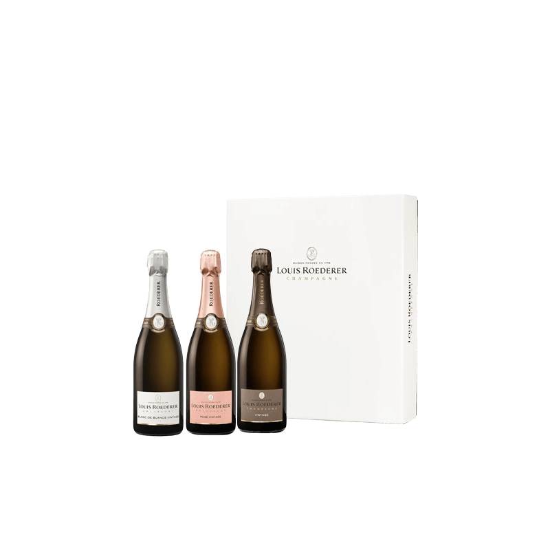 Louis Roederer : Coffret Rosé Vintage 2016, Vintage 2015 et Blanc de Blancs 2015 von Louis Roederer