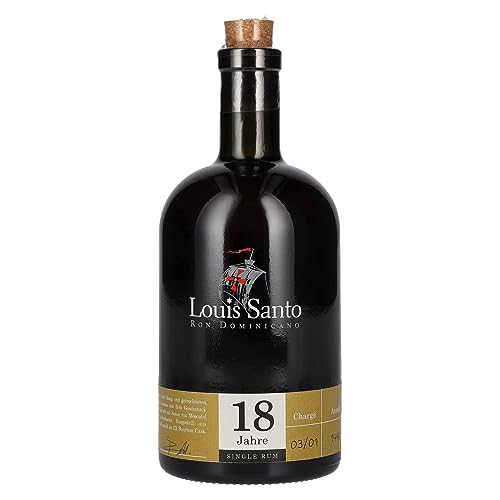 Louis Santo 18 Years Old Ron Dominicano Single Rum 44% Vol. 0,5l von Louis Santo