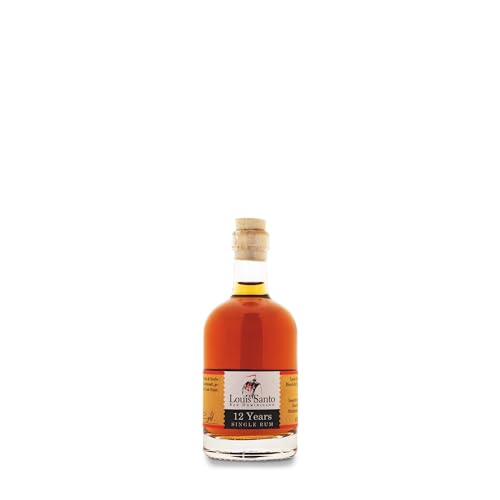 Louis Santo - Premium Single Rum 18 Jahre (44% Vol.) | Aus Zuckerrohrsaft | Doppelgold prämiert | Ohne künstl. Aromen von Louis Santo
