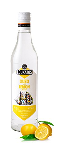 Loukatos Ouzo & Lemon Liköre (3 X 0.7 L) von Loukatos