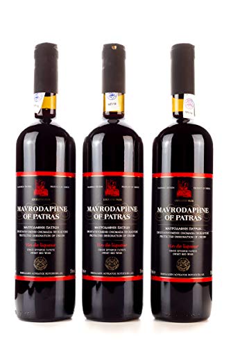 3x 750ml Mavrodaphne Loukatos Rotwein im Set 15% Vol. griechischer Süßwein Likörwein Dessertwein + 10ml kretisches Olivenöl Sachet zum testen gratis 3x 750ml Mavrodaphne Loukatos Rotwein im Set 15% Vol. griechischer Süßwein Likörwein Dessertwein + 10ml kretisches Olivenöl Sachet zum testen gratis von Loukatos
