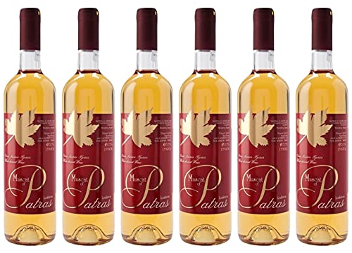 Muskat aus Patras 6x 0,75l Loukatos Likörwein weiß | 15% Vol. | + 1 x 20ml Olivenöl"ElaioGi" aus Griechenland Muskat aus Patras 6x 0,75l Loukatos Likörwein weiß | 15% Vol. | + 1 x 20ml Olivenöl"ElaioGi" aus Griechenland von Loukatos