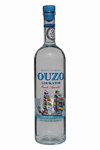 Feiner Ouzo Loukatos 700ml 38% Vol. aus Griechenland griechischer Destillat Patras Likör Tresterbrand Trester Uso Anis Schnaps von Loukatos
