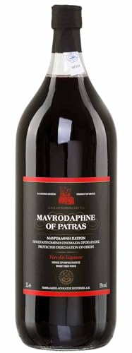 Mavrodaphne Loukatos 15% 2 Liter Flasche griechischer Süßwein Likörwein Dessert Rotwein von Loukatos