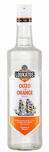 Ouzo Loukatos mit Orangengeschmack 0,7l 43% Vol. von Loukatos