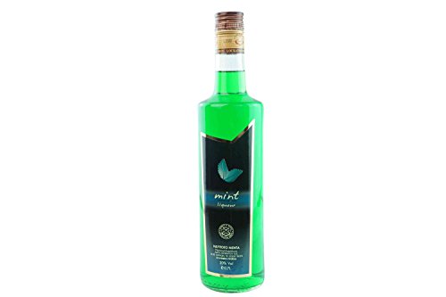 Pfefferminzlikör Loukatos 20% 700ml Likör Minze aus Griechenland - Peppermint Liqueur Schnaps Minz-Likör von Loukatos