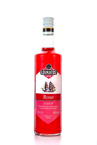 Rosenlikör Loukatos 20% 700ml Likör Rose aus Griechenland - Rosen Liqueur Schnaps von Loukatos