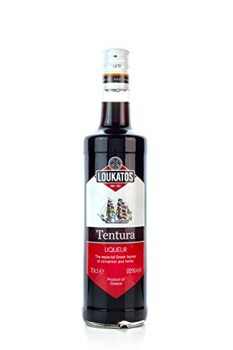 Tenturalikör Loukatos 22% 700ml Likör Nelke Zimt aus Griechenland - Gewürz Tentoura Liqueur Schnaps Zimt-Likör von Loukatos