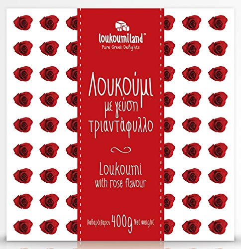 Rose Turkish Delight - 400 g / Traditionelles Rezept Griechische Freude/Loukoumi von Loukoumi land