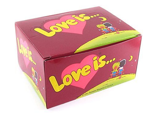 Love is... Kaugummi - Kirsch- Zitronen Geschmack 100 Stück x 4,2 Gramm von Love is