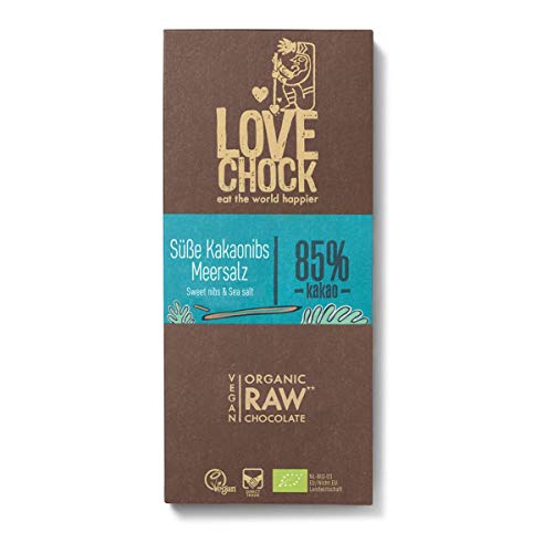 Lovechock - Süße Kakaonibs Meersalz - 70 g - 8er Pack Lovechock - Süße Kakaonibs Meersalz - 70 g - 8er Pack von Lovechock