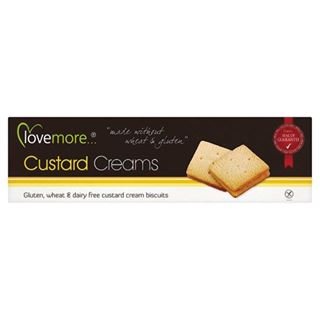 Lovemore Free From Custard Creams 110g von Lovemore